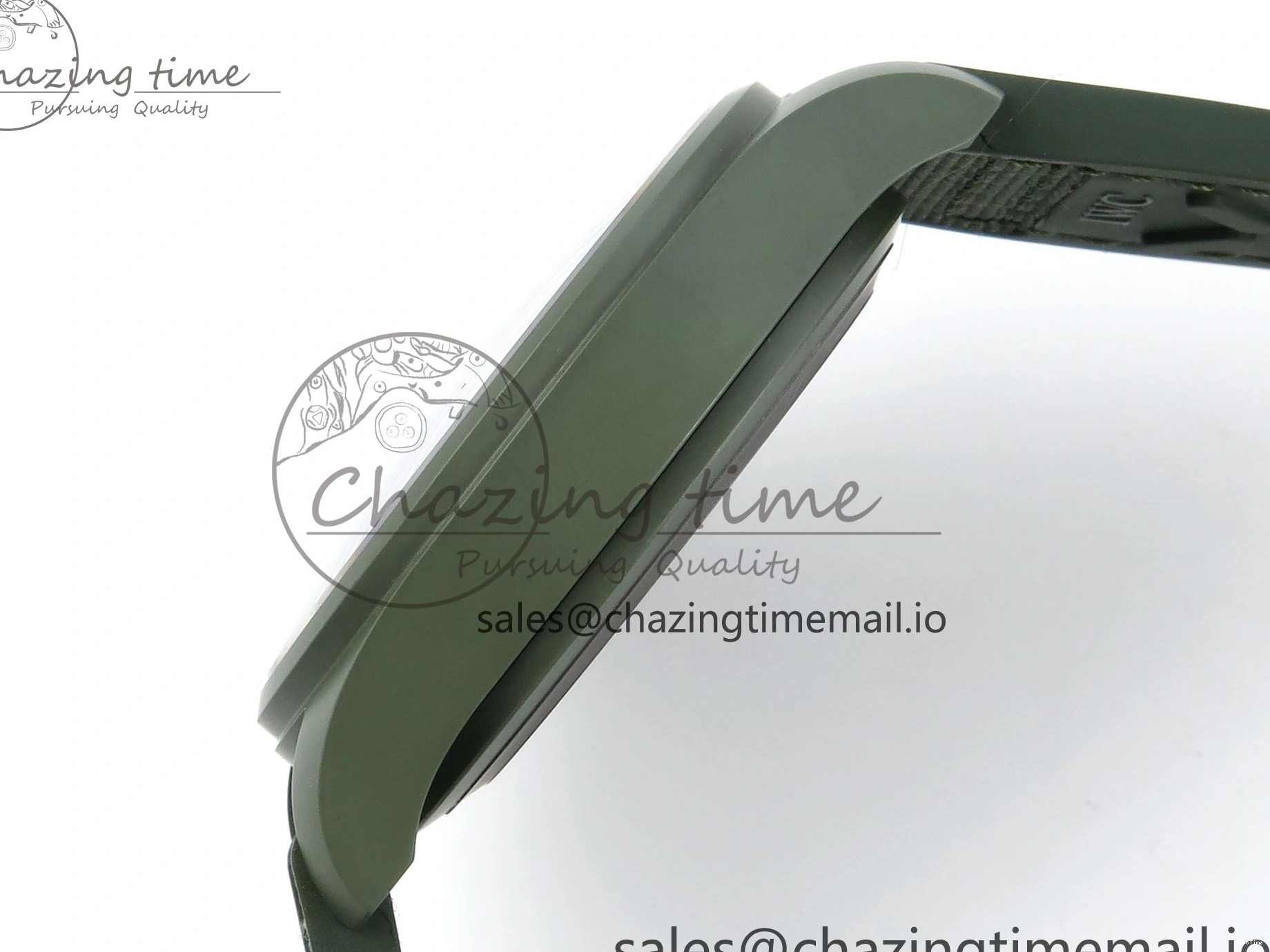 MIROTIME 0117 Big Pilot IW329802 M+F 1:1 Best Edition Green Dial on Green Nylon Strap MY Unique 7002